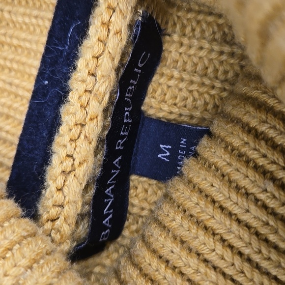 Banana Republic Sweater Viscose Blend Zip Sides M - Picture 4 of 8